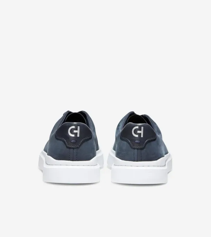 Men Sneakers Cole Haan GrandPr Rally Laser Cut Sneakers Navy Nubuck
