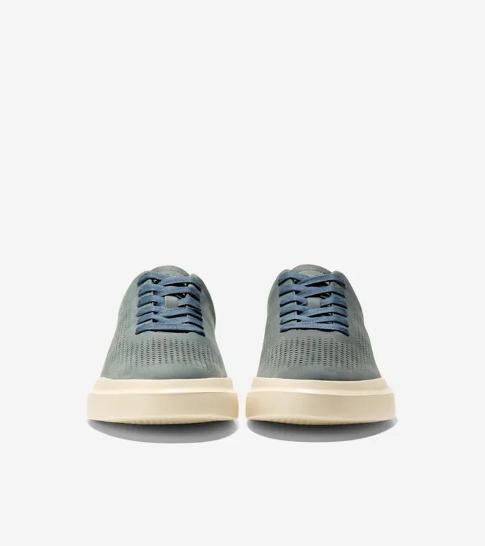 Men Sneakers Cole Haan GrandPr Rally Laser Cut Sneakers Stormy Weatherblue Wing Teal