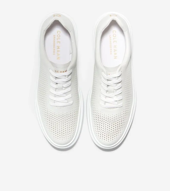 Men Sneakers Cole Haan GrandPr Rally Laser Cut Sneakers White