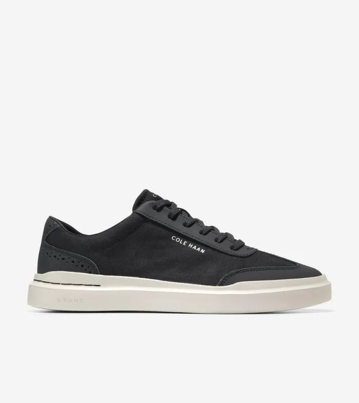 Men Sneakers Cole Haan GrandPr Rally Ttoe Sneakers Blacksilver Birch