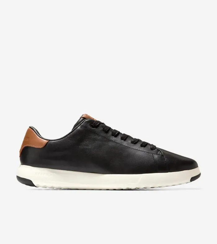Men Sneakers Cole Haan GrandPr Tennis Sneakers Blackbritish Tan