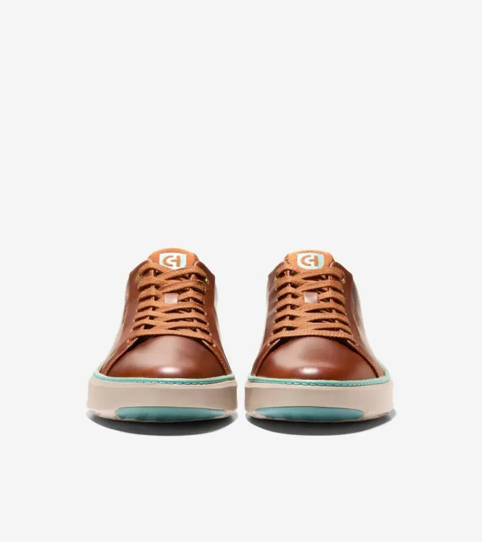 Men Sneakers Cole Haan GrandPr Topspin Sneakers Acorntrellissesame