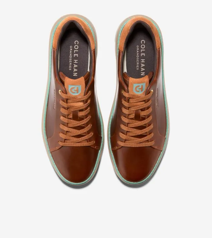 Men Sneakers Cole Haan GrandPr Topspin Sneakers Acorntrellissesame
