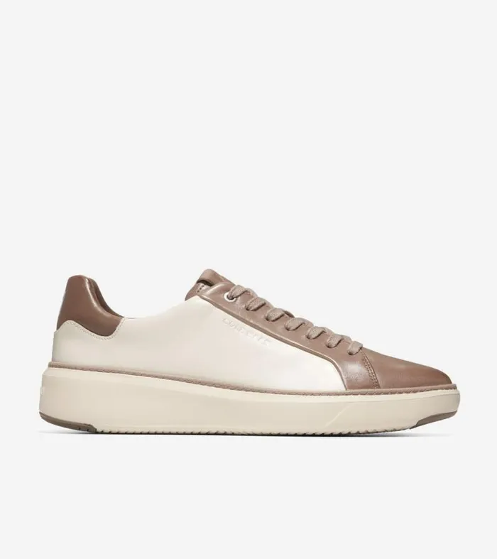 Men Sneakers Cole Haan GrandPr Topspin Sneakers Ivoryirish Coffeebirch