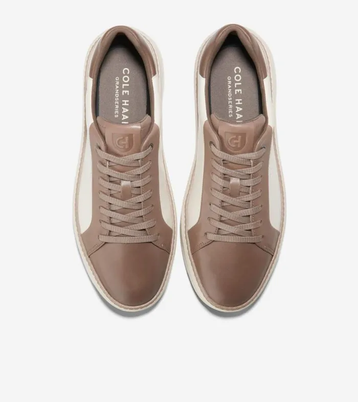 Men Sneakers Cole Haan GrandPr Topspin Sneakers Ivoryirish Coffeebirch