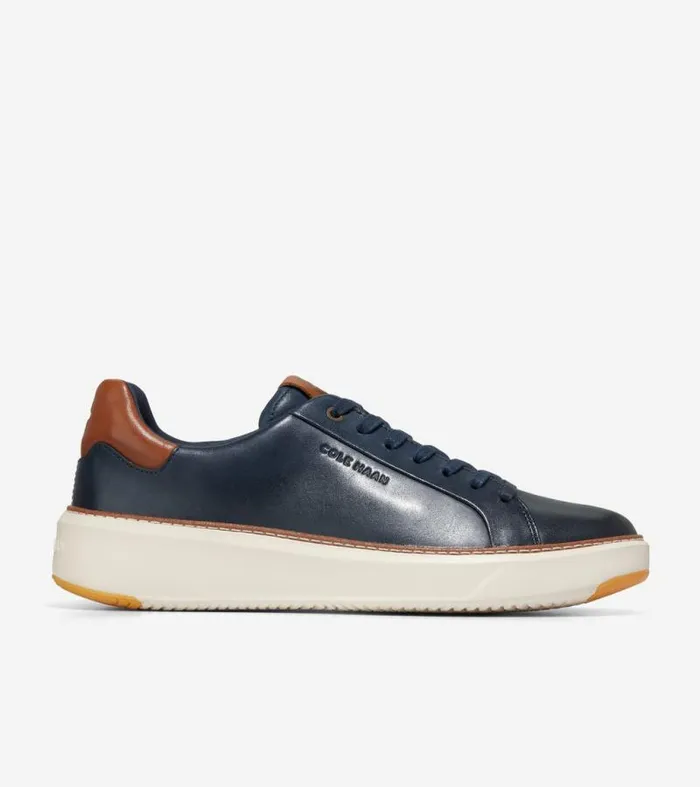 Men Sneakers Cole Haan GrandPr Topspin Sneakers Navy Blazer Blue