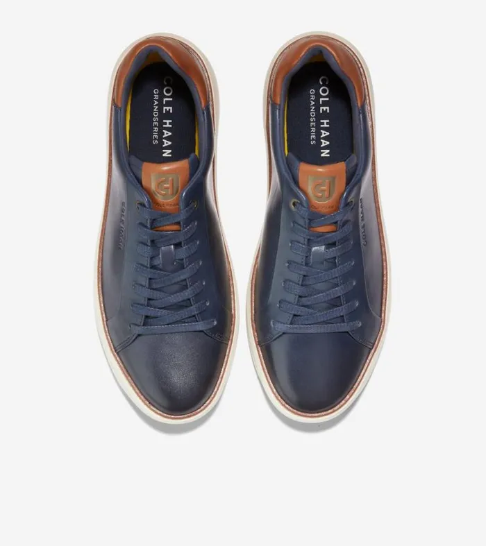 Men Sneakers Cole Haan GrandPr Topspin Sneakers Navy Blazer Blue