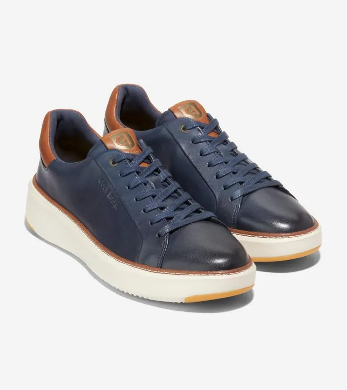 Men Sneakers Cole Haan GrandPr Topspin Sneakers Navy Blazer Blue
