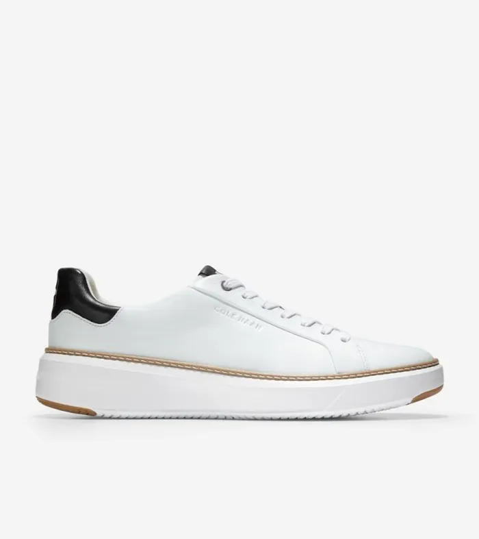 Men Sneakers Cole Haan GrandPr Topspin Sneakers Optic Whiteblack