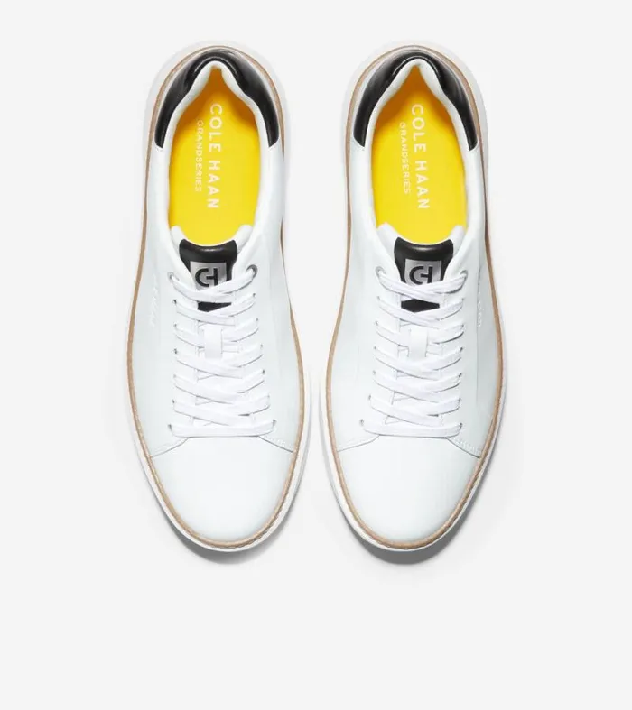 Men Sneakers Cole Haan GrandPr Topspin Sneakers Optic Whiteblack
