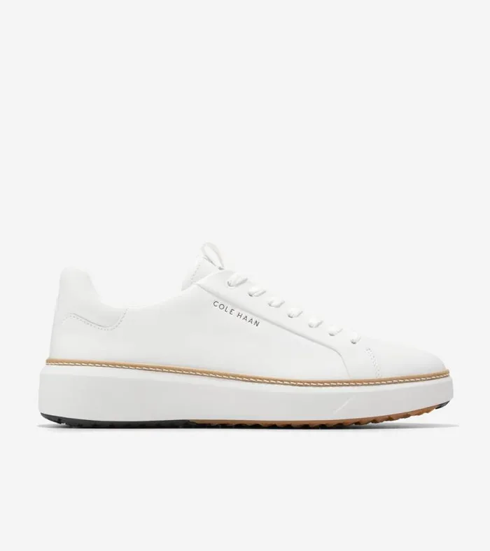 Men Sneakers Cole Haan GrandPr Waterproof Topspin Golf Shoes Optic Whitenatural Men Sneakers Cole Haan GrandPr Waterproof Topspin Golf Shoes Optic Whitenatural