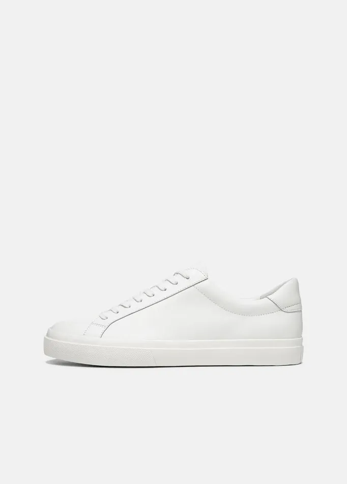 Men Sneakers Vince Fulton Leather Sneaker White