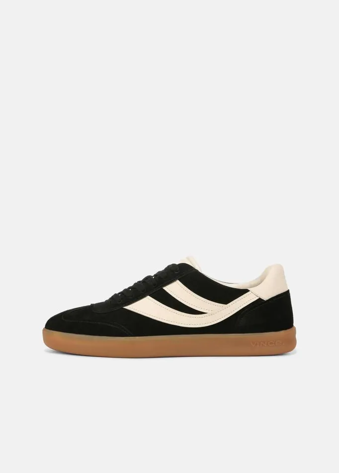 Men Sneakers Vince Oasis Leather Sneaker Black