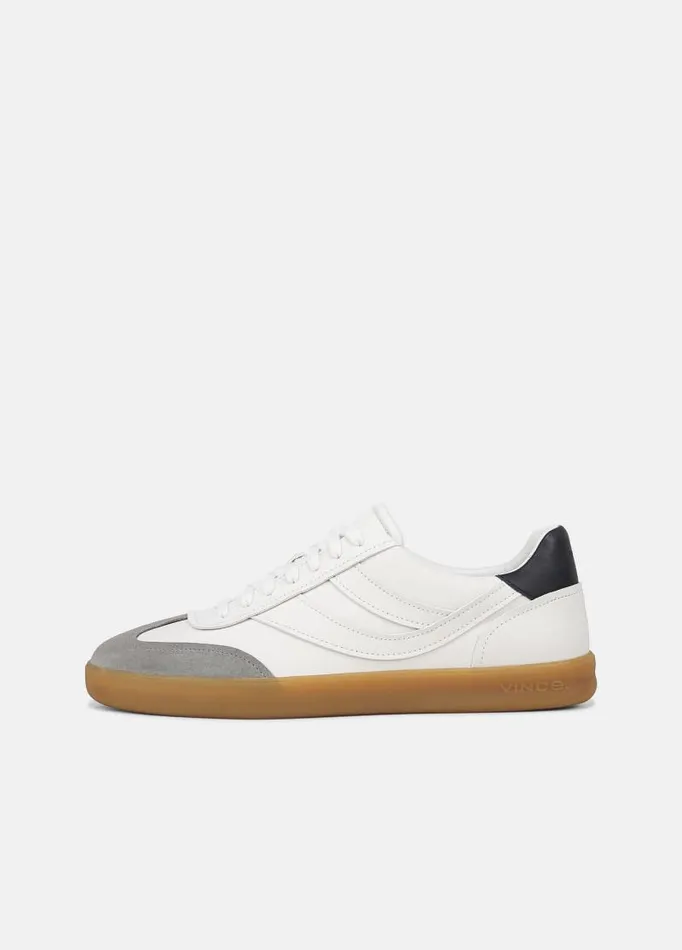 Men Sneakers Vince Oasis Leather Sneaker Chalk White