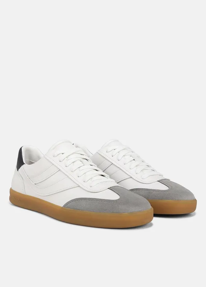 Men Sneakers Vince Oasis Leather Sneaker Chalk White