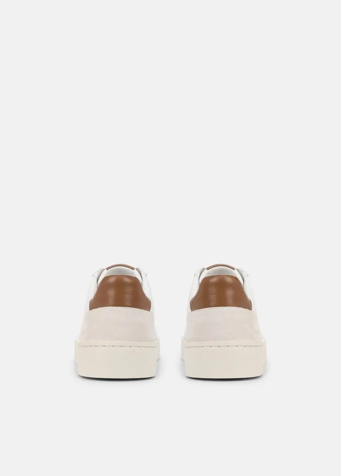 Men Sneakers Vince Peyton Leather LaceUp Sneaker Chalk White