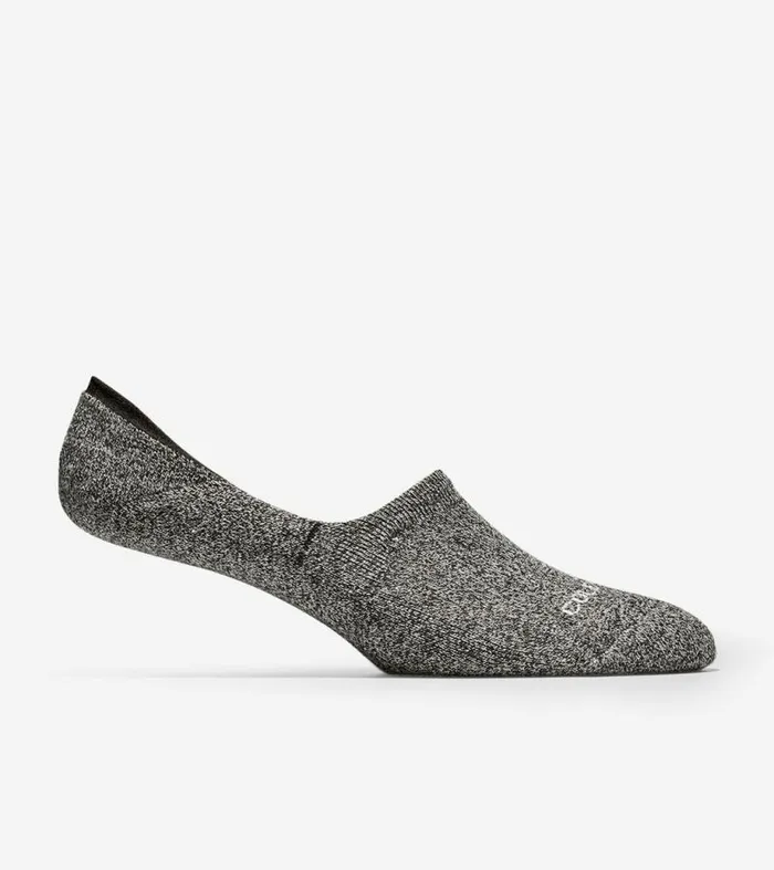 Men Socks Cole Haan Casual Cushion Sock Liner 2 Pack Blackgrey Heather