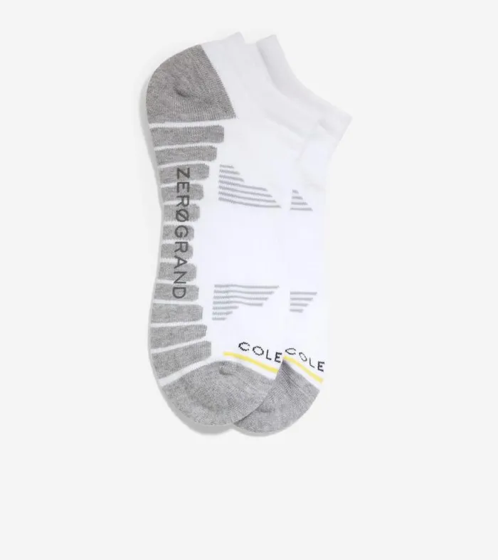 Men Socks Cole Haan ZERGRAND Performance NoShow Socks White