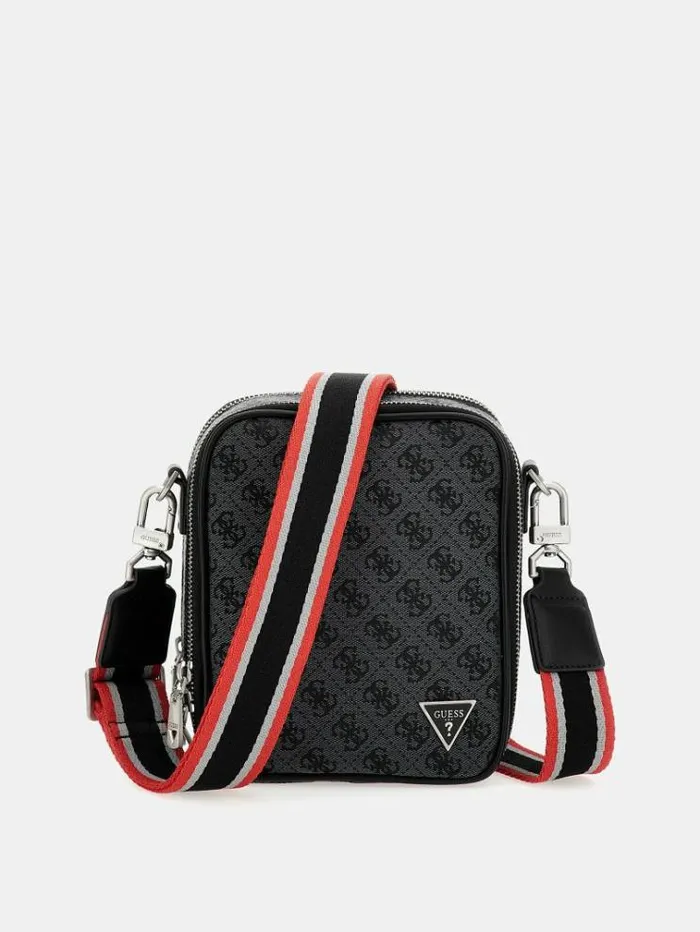 Men Strave 4g Logo Mini Crossbody Black Multi Guess City Bags
