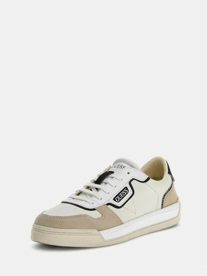 Men Strave Suedeinsert Sneaker White Guess Shoes