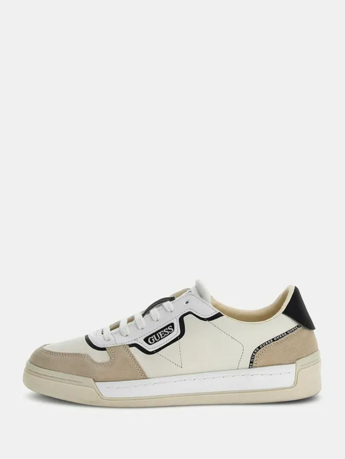 Men Strave Suedeinsert Sneaker White Guess Shoes