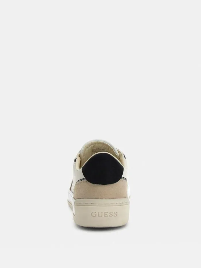 Men Strave Suedeinsert Sneaker White Guess Shoes