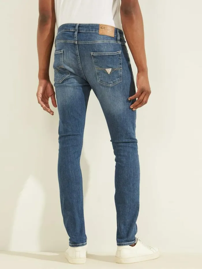 Men Super Skinny Fit Denim Pant Blue Guess Skinny