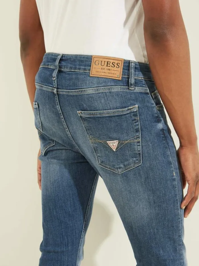 Men Super Skinny Fit Denim Pant Blue Guess Skinny