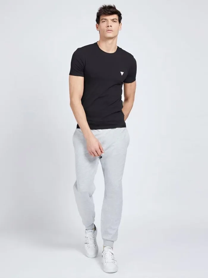 Men Super Slim Tshirt Black Guess Tshirts And Polo Shirts