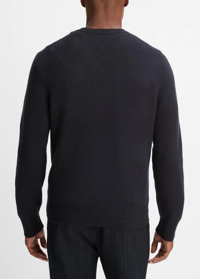 Men Sweaters Vince Cashmere VNeck Sweater Coastal Blue