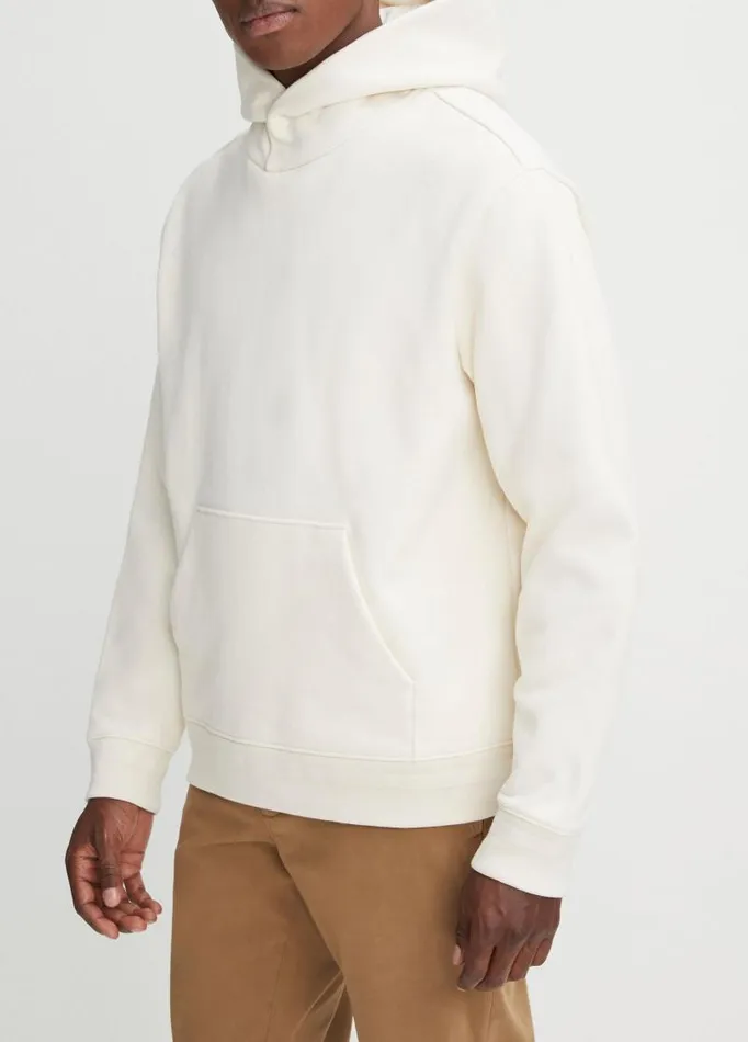 Men Sweatshirts and Hoodies Vince Brushed Fleece Hoodie Bone