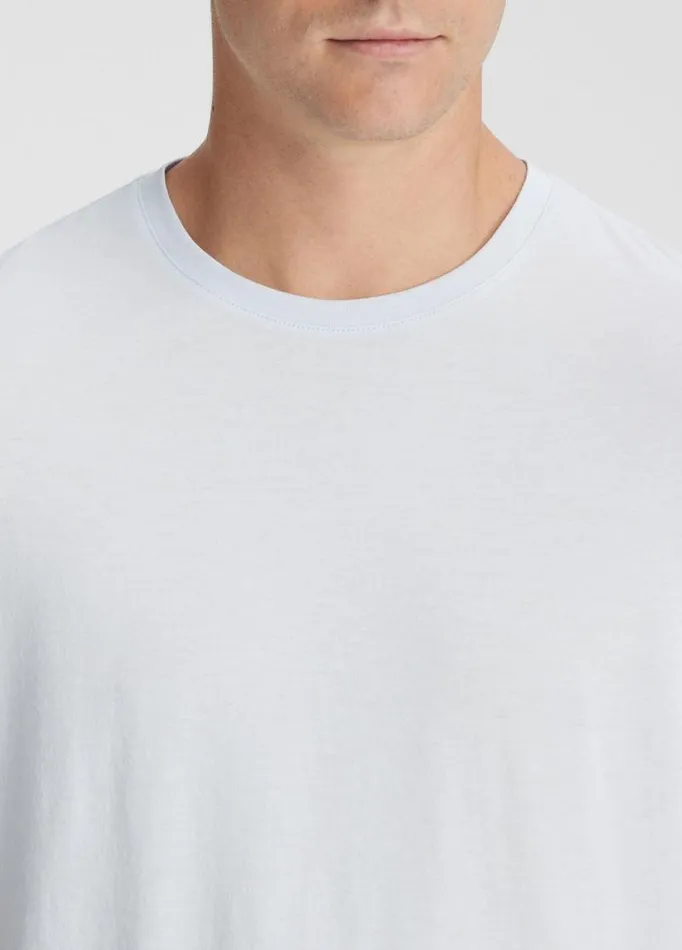 Men TShirts and Polos Vince Pima Cotton Crew Neck TShirt Glacier