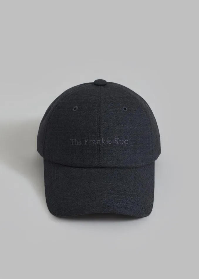 Men The Frankie Shop Accessories Frankie Baseball Cap Charcoal