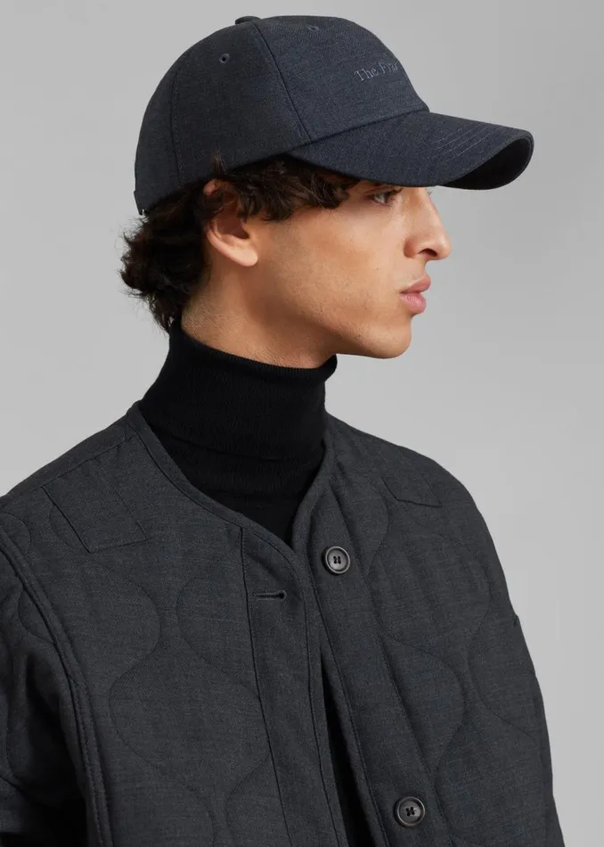 Men The Frankie Shop Accessories Frankie Baseball Cap Charcoal