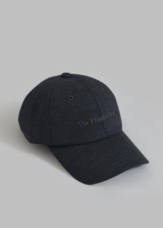 Men The Frankie Shop Accessories Frankie Baseball Cap Charcoal