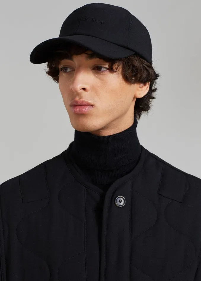 Men The Frankie Shop Accessories Frankie Baseball Cap Noir