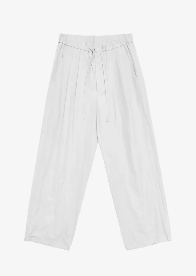 Men The Frankie Shop Bottoms Amomento Drawstring Pants Grey