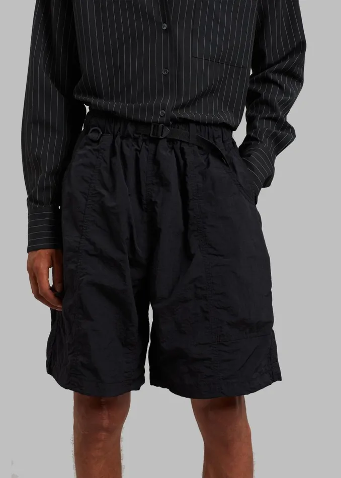 Men The Frankie Shop Bottoms Arel Buckle Shorts Black