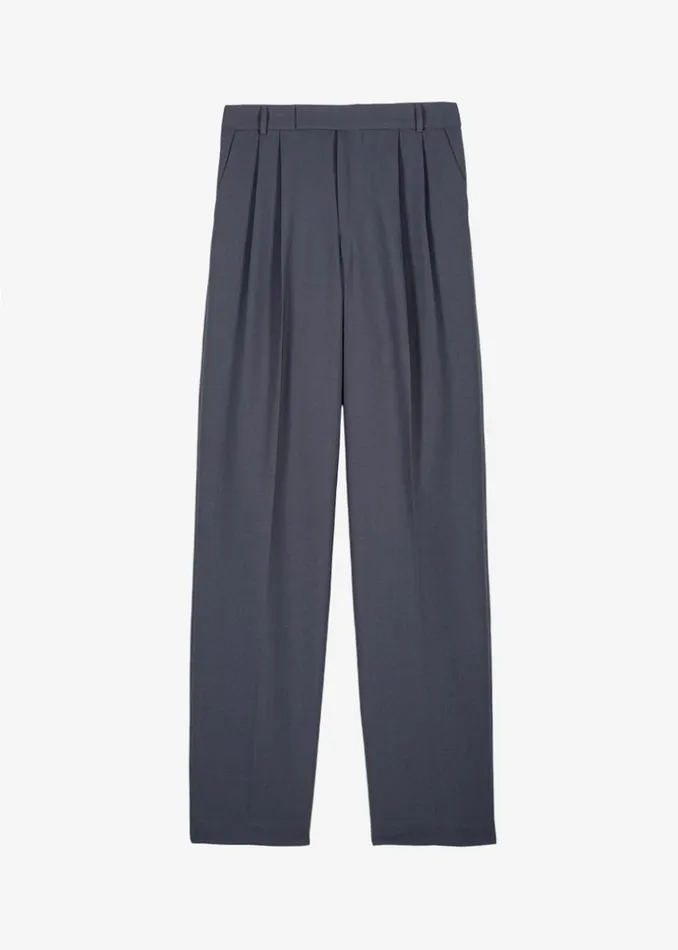 Men The Frankie Shop Bottoms Beo Suit Pants Charcoal