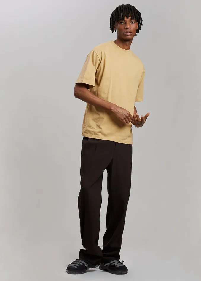 Men The Frankie Shop Bottoms Beo Suit Pants Dark Espresso
