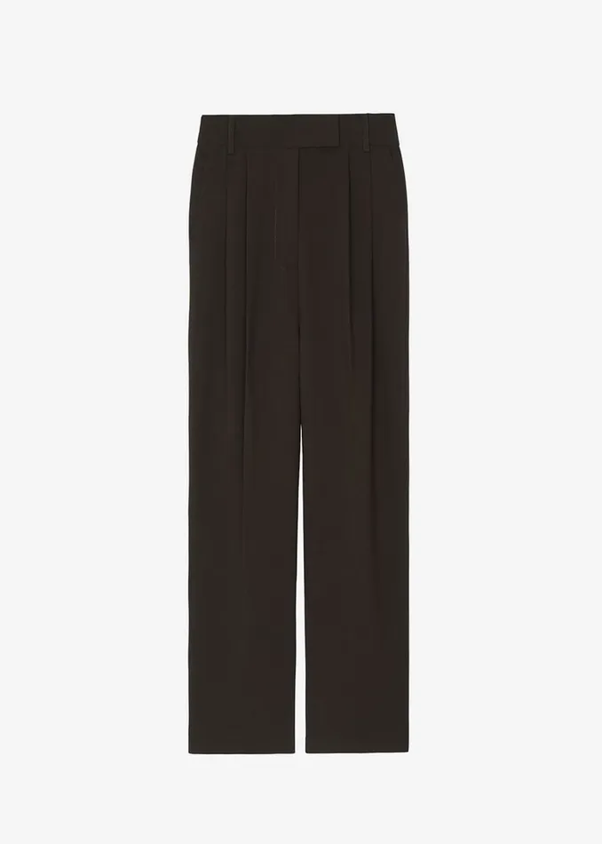 Men The Frankie Shop Bottoms Beo Suit Pants Dark Espresso