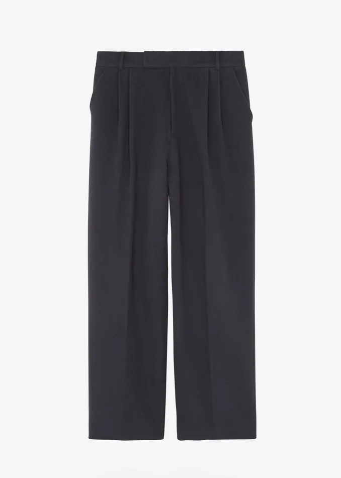 Men The Frankie Shop Bottoms Beo Suit Pants Dark Grey