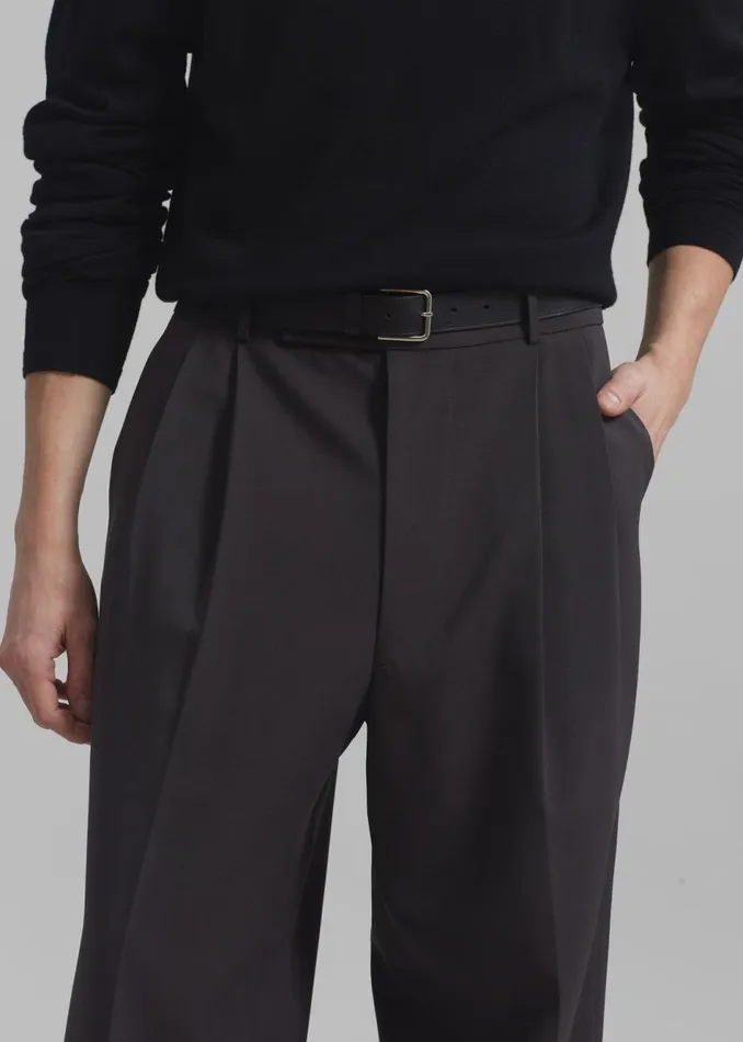 Men The Frankie Shop Bottoms Beo Suit Pants Dark Grey