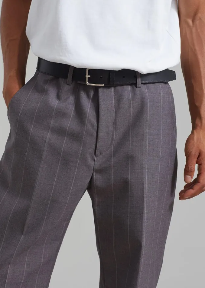 Men The Frankie Shop Bottoms Boone Suit Pants Grey Stripe