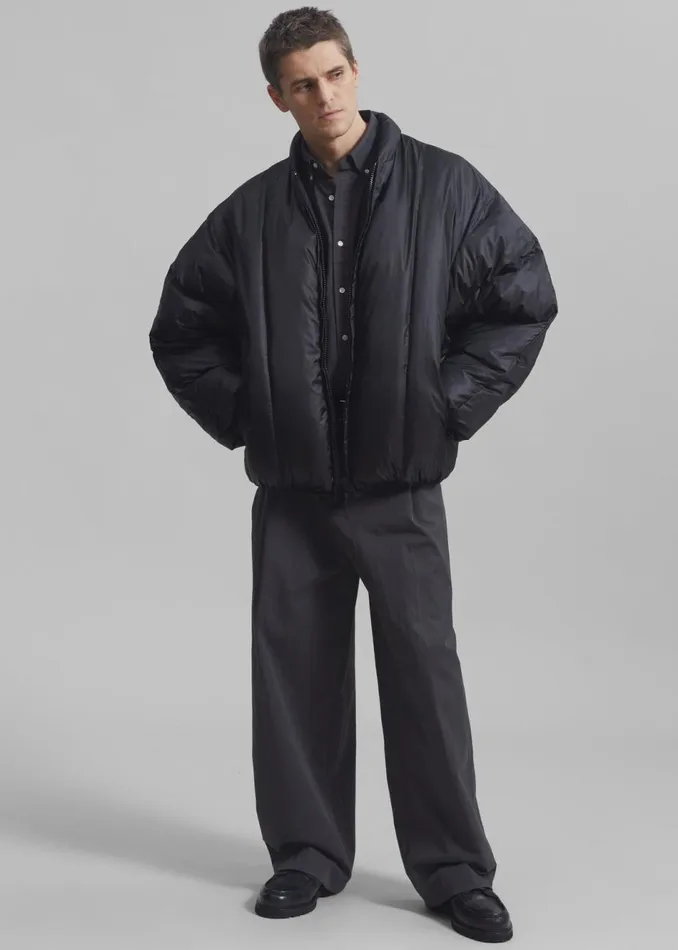 Men The Frankie Shop Bottoms Brandon Trousers Charcoal