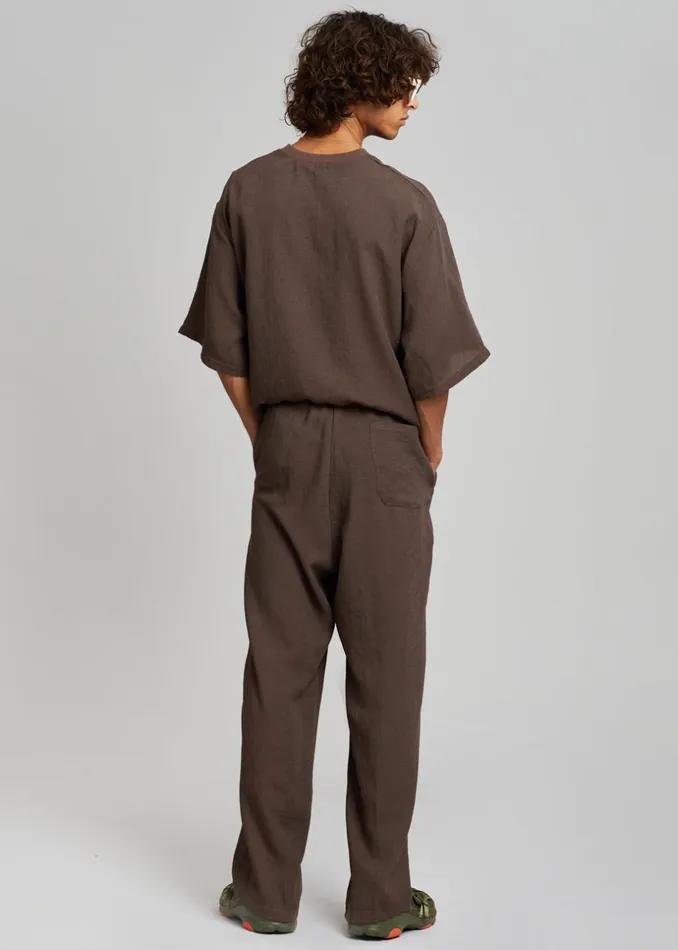 Men The Frankie Shop Bottoms Brax Pants Brown