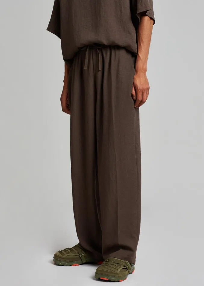 Men The Frankie Shop Bottoms Brax Pants Brown