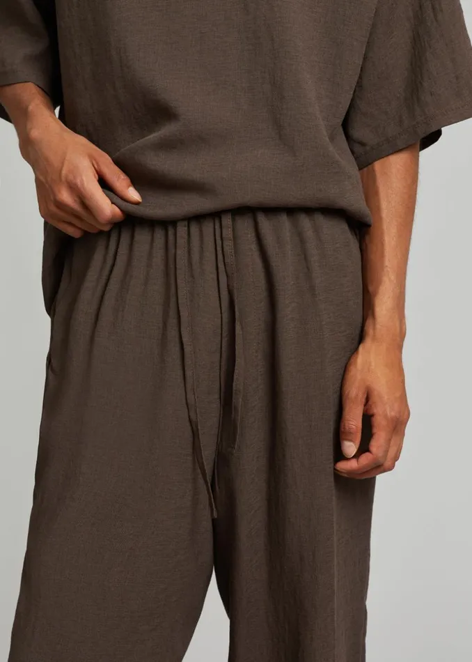 Men The Frankie Shop Bottoms Brax Pants Brown