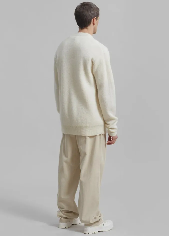 Men The Frankie Shop Bottoms Camden Corduroy Pants Cream