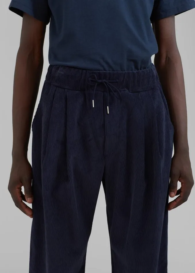 Men The Frankie Shop Bottoms Camden Corduroy Pants Navy